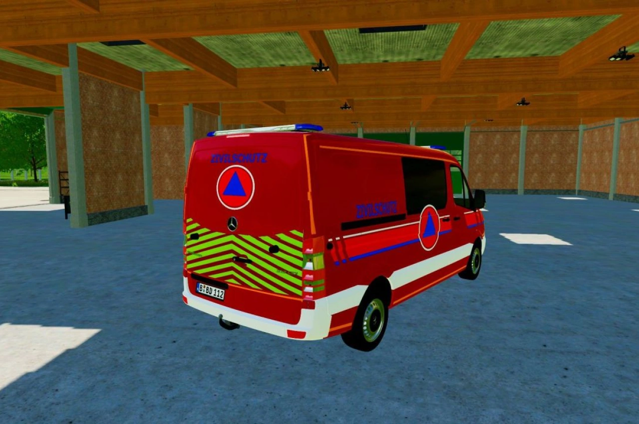 Skin Mercedes Benz CBRN Explorer for Farming Simulator 22
