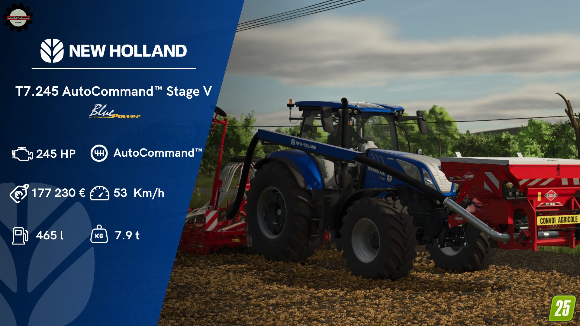 Mod Beta-Version des lang erwarteten CNH CCM LWB (lange Radstand) für Case IH Puma und New Holland T7 mit Auswahl an Motoren und Reifen von führenden Herstellern CNH CCM LWB für Farming Simu - Screenshots