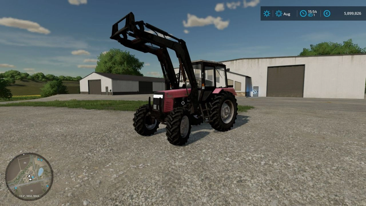 Трактор Belarus 820.2 для Farming Simulator 22