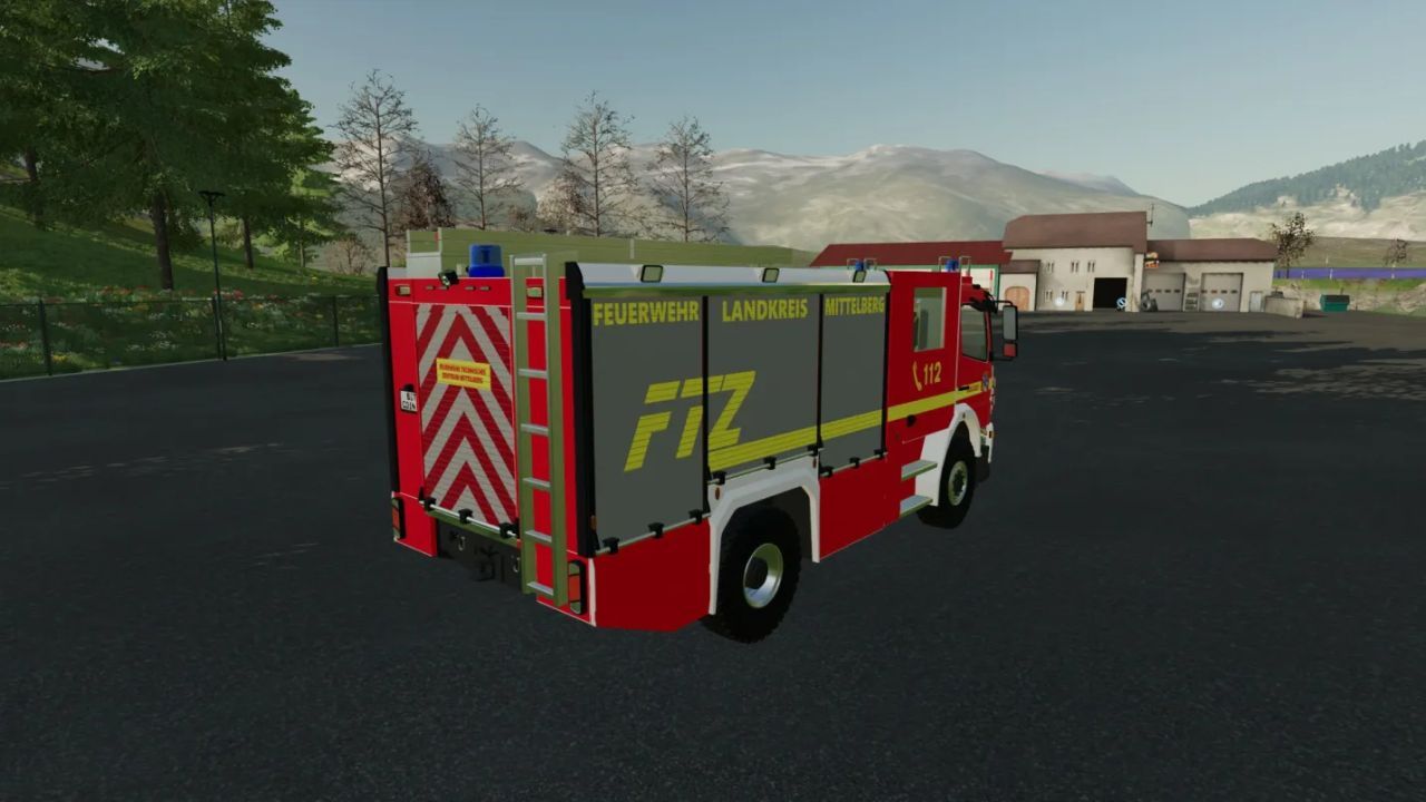 Skin Mercedes Atego LF20-Kats FTZ Mittelberg for Farming Simulator 22