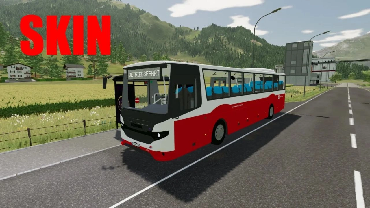 Скін Scania Interlink LD 2015 Wiener Linien для Farming Simulator 22