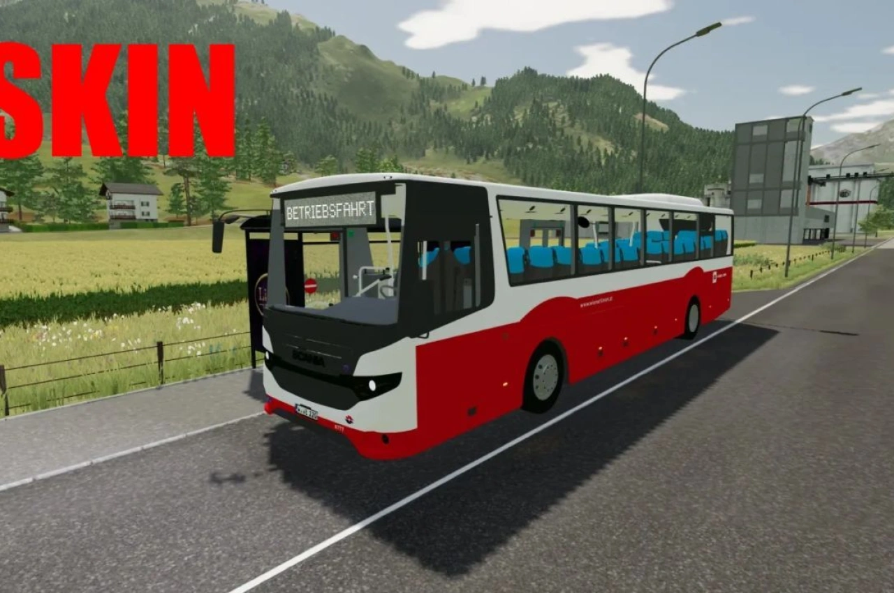 Скін Scania Interlink LD 2015 Wiener Linien для Farming Simulator 22