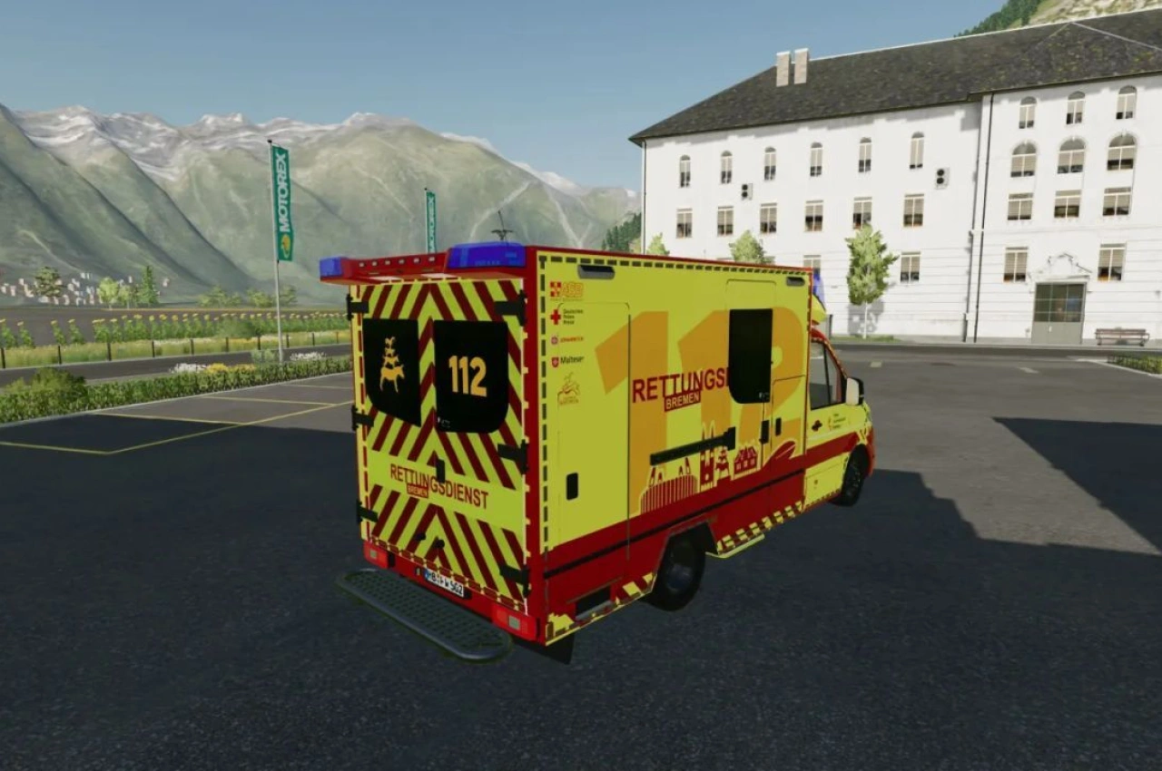 Скін MAN TGE та Volkswagen Fahrtec RTW для Farming Simulator 22