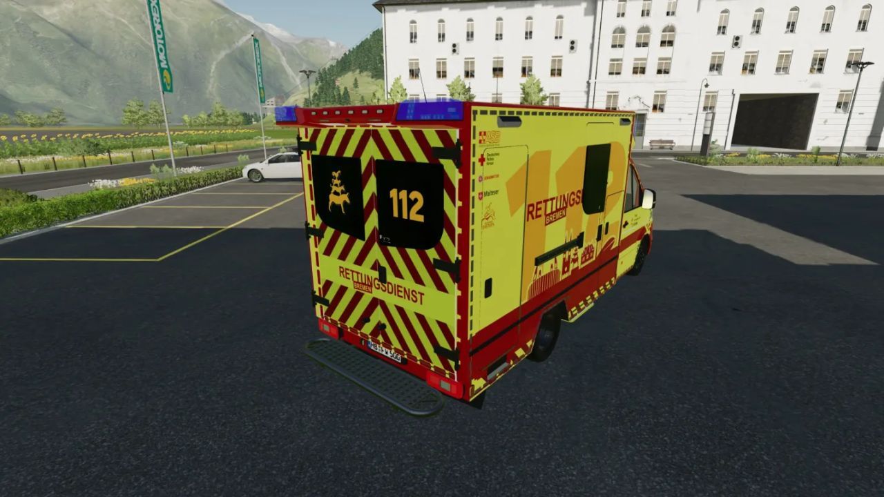 Skin MAN TGE and Volkswagen Fahrtec RTW for Farming Simulator 22