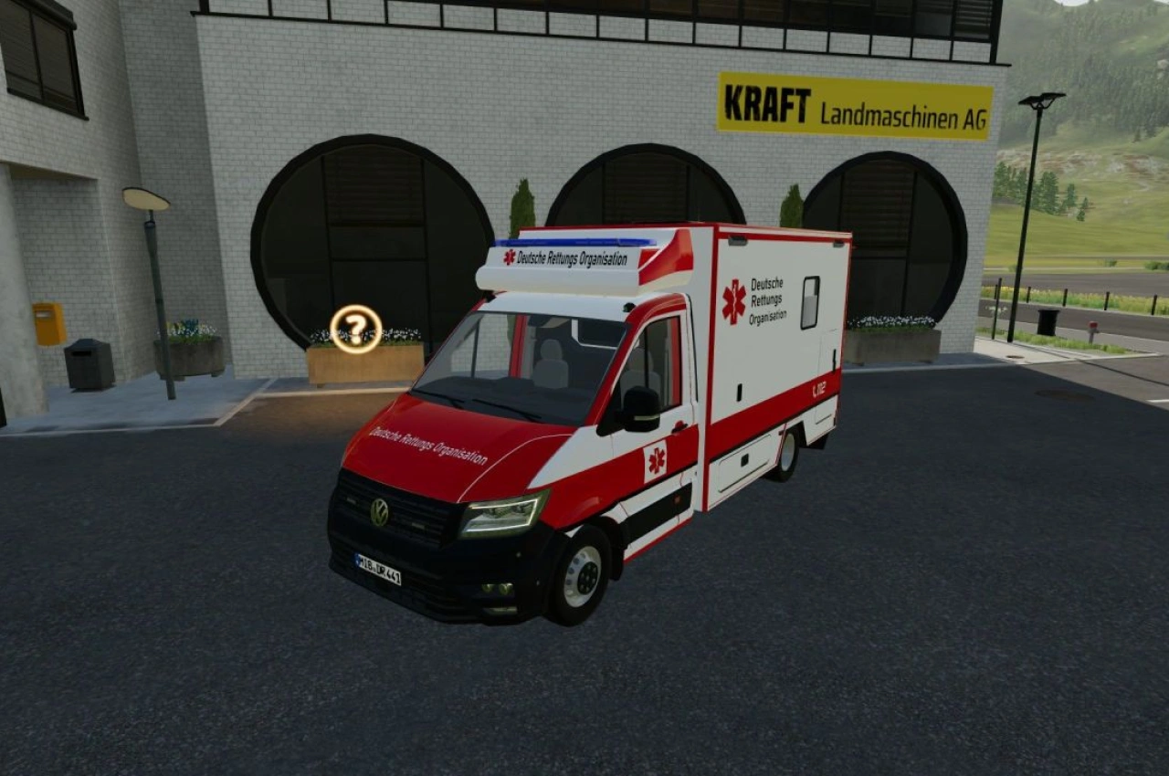 Пакет скінів німецької рятувальної організації Fahrtec для Farming Simulator 22