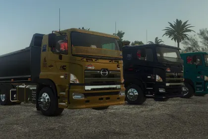 Пак Toyota Hino 700 для Farming Simulator 25 — 1