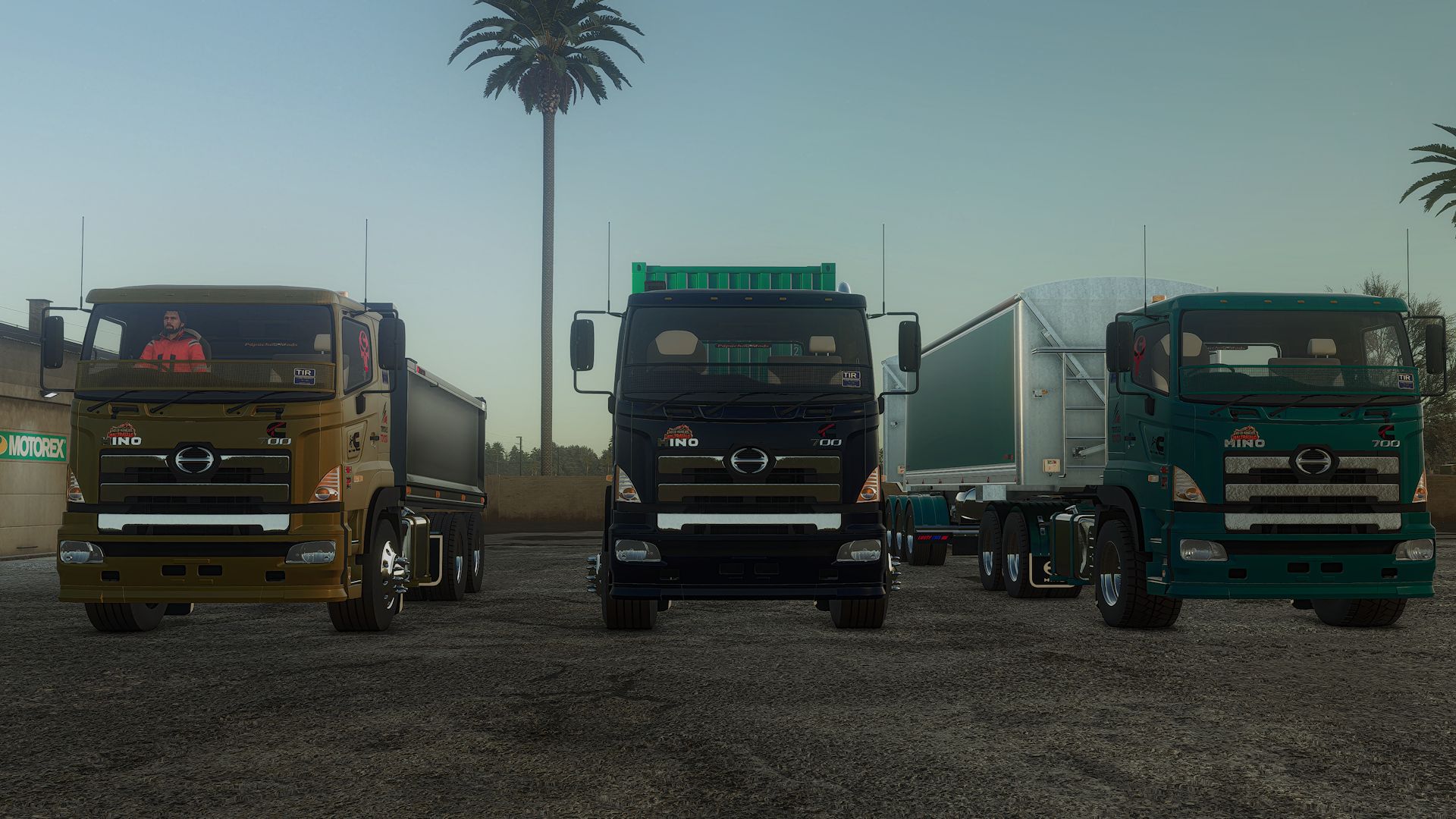 Toyota Hino 700 Paket für Farming Simulator 25 - Screenshots