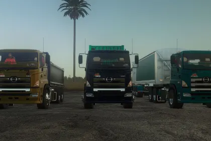 Пак Toyota Hino 700 для Farming Simulator 25 — 2