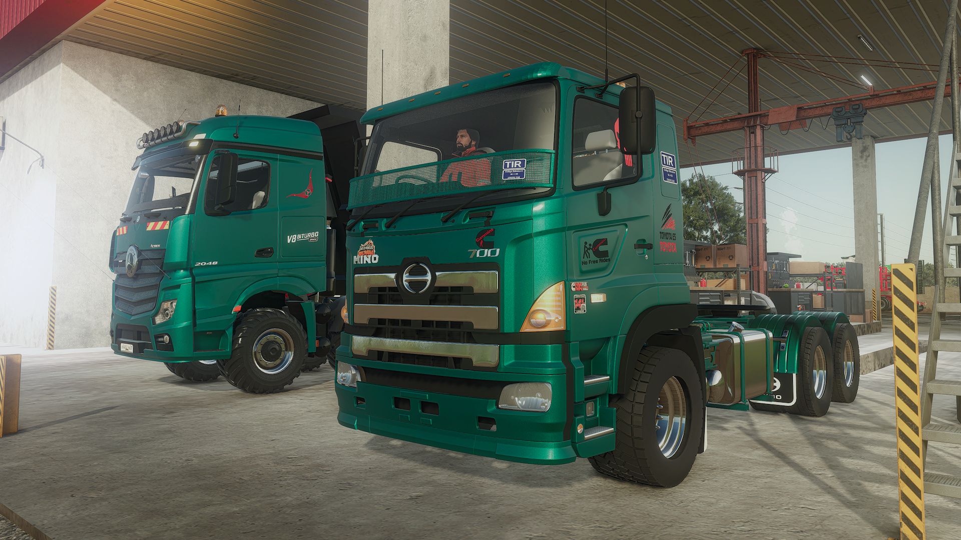 Toyota Hino 700 Paket für Farming Simulator 25 - Screenshots