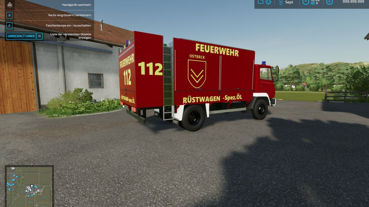 Rettungswagen Mercedes-Benz LK917F für Farming Simulator 22