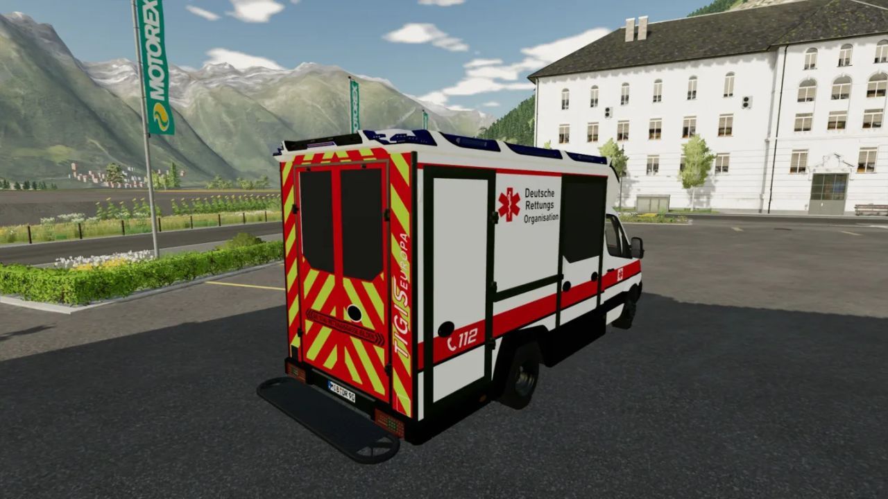 Auto Mercedes W906 Tigis RTW für Farming Simulator 22