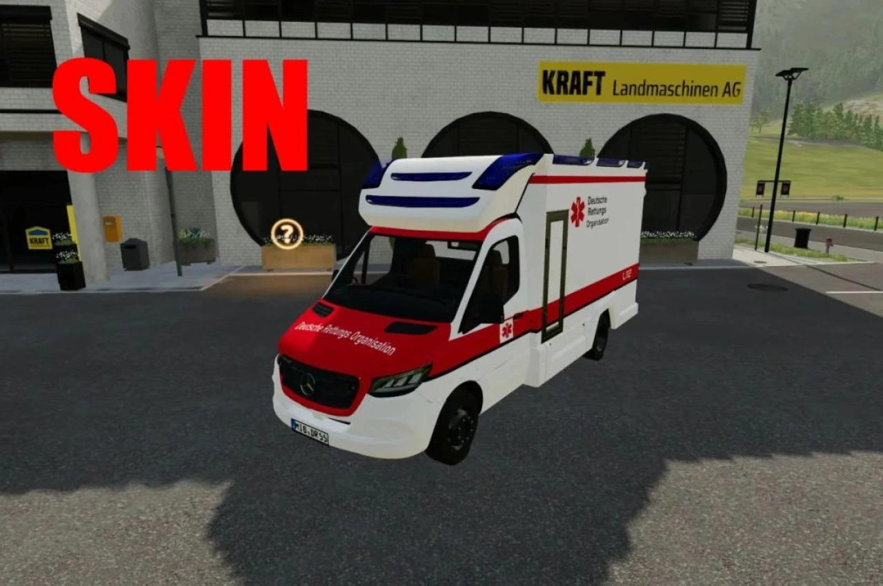 Автомобіль Mercedes W907 Tigis RTW для Farming Simulator 22