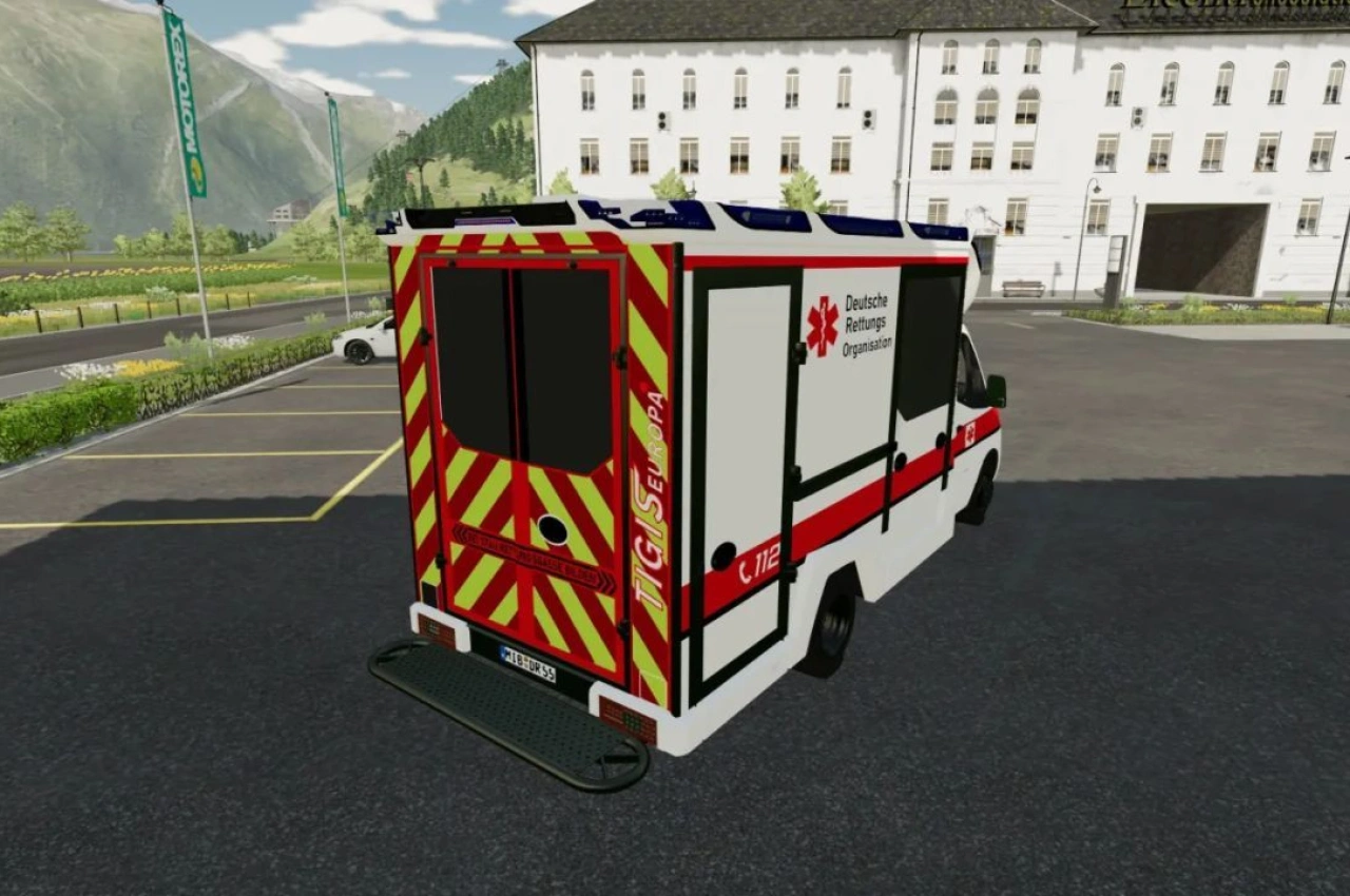 Автомобіль Mercedes W907 Tigis RTW для Farming Simulator 22