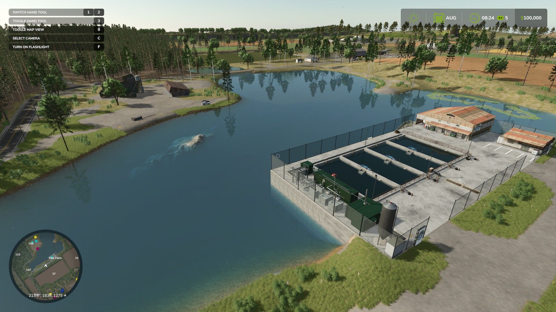 Мапа Almosta Farm для Farming Simulator 25 - Скріншоти