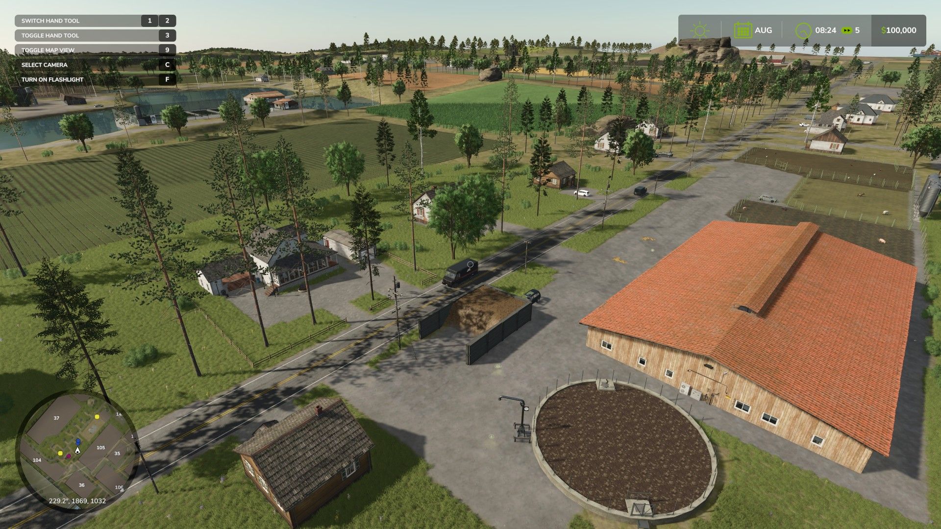 Мапа Almosta Farm для Farming Simulator 25 - Скріншоти