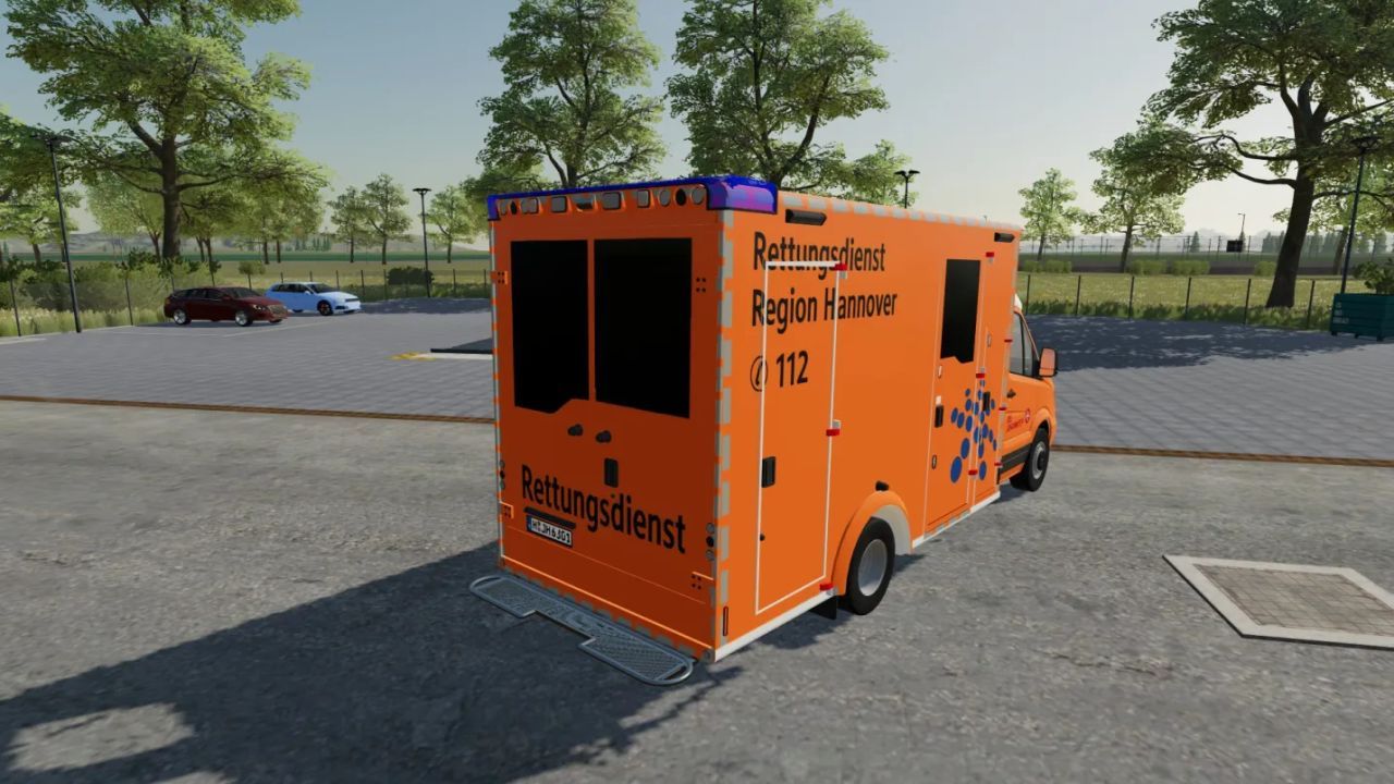 Skin Mercedes Benz W906 WAS RTW for Farming Simulator 22