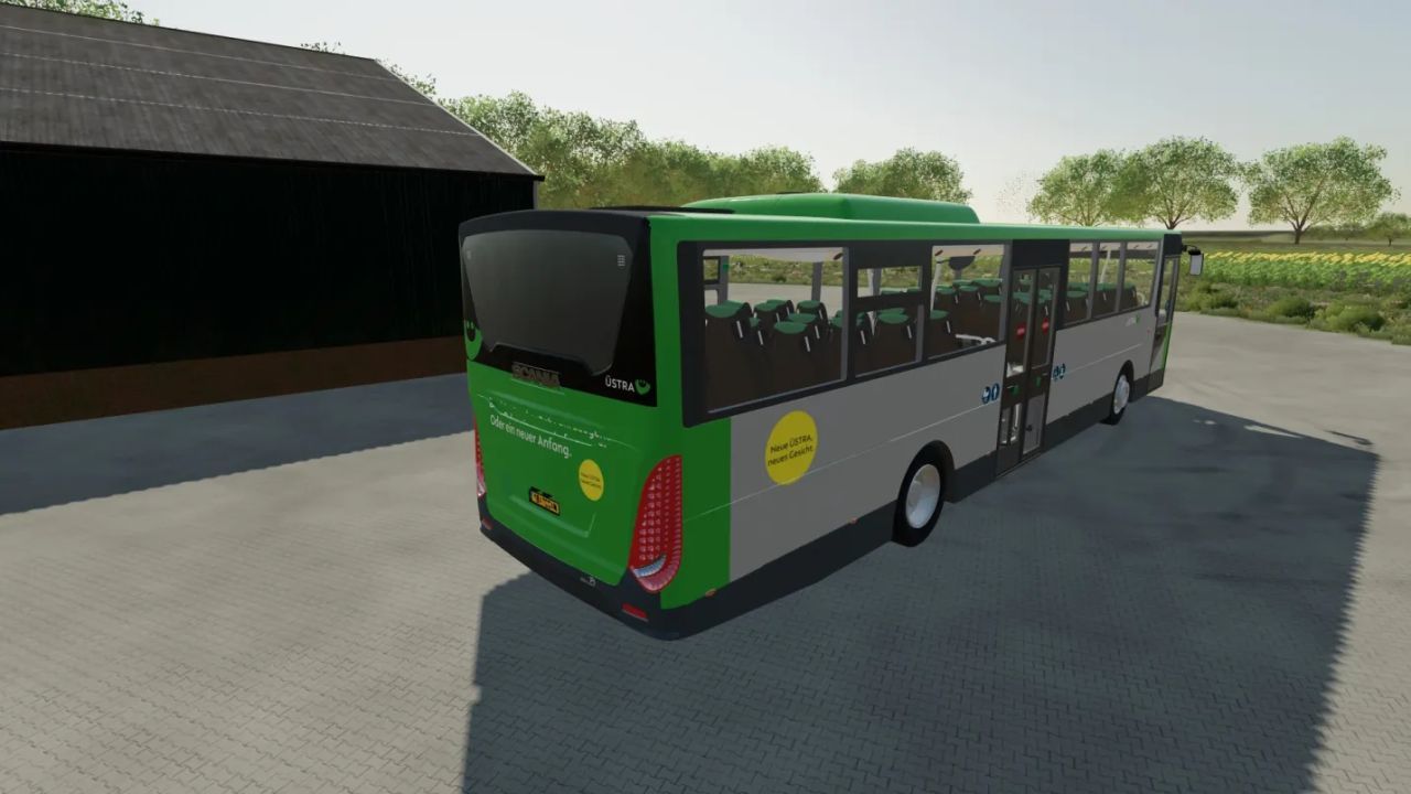 Skin Scania Interlink LT 2015 Üstra Hannover for Farming Simulator 22