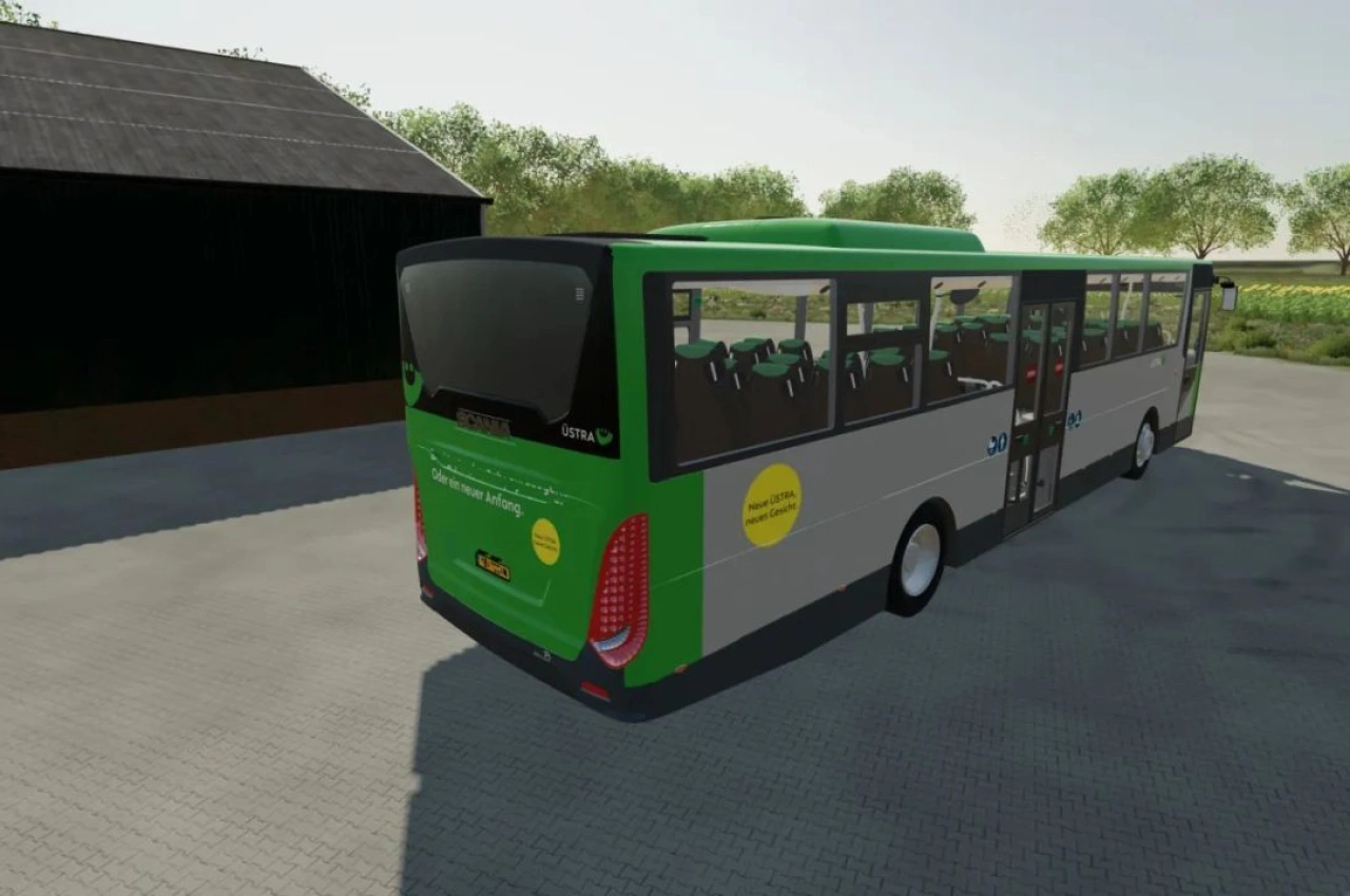 Скін Scania Interlink LT 2015 Üstra Hannover для Farming Simulator 22