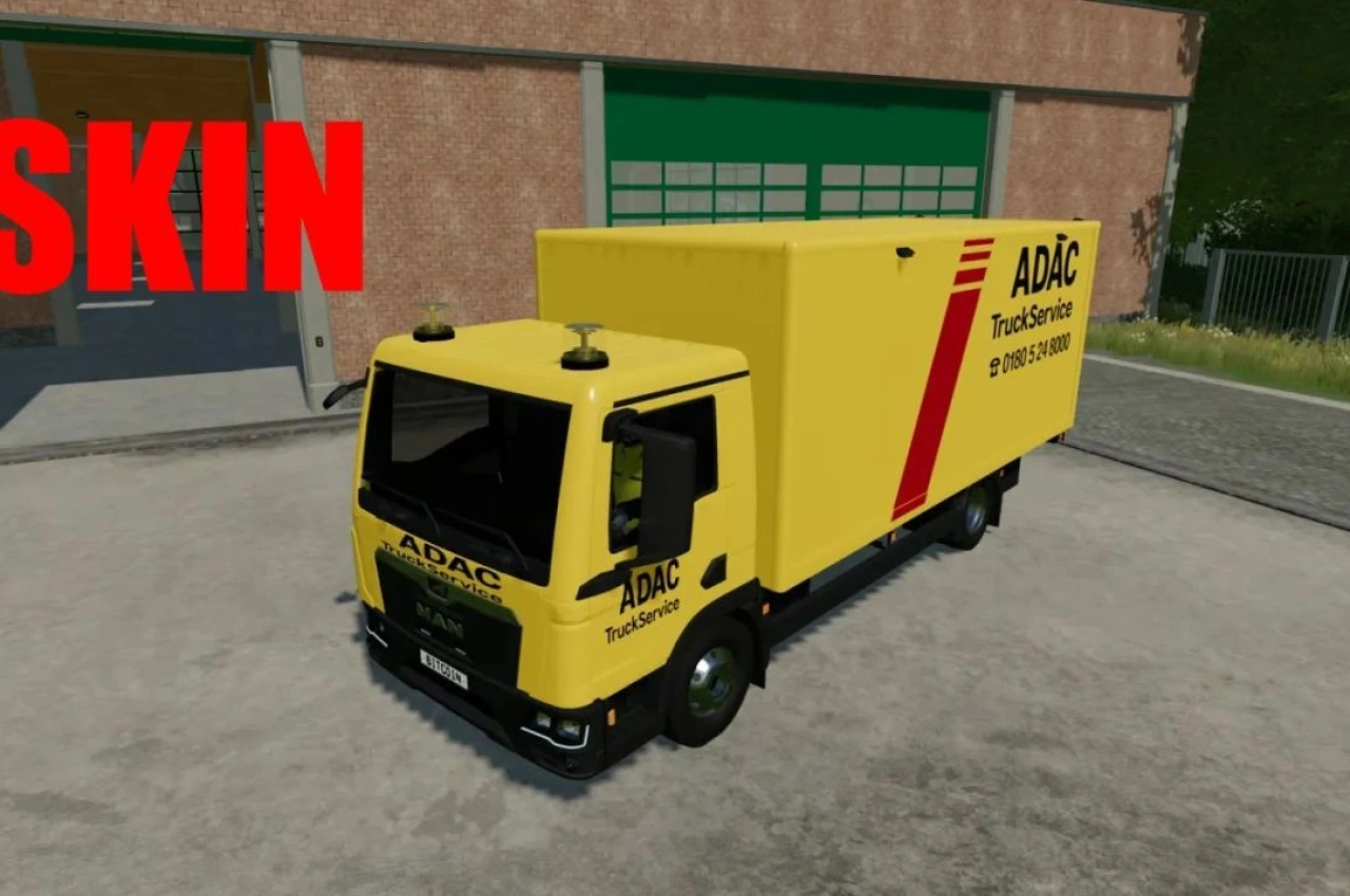 Скін MAN ADAC для Farming Simulator 22