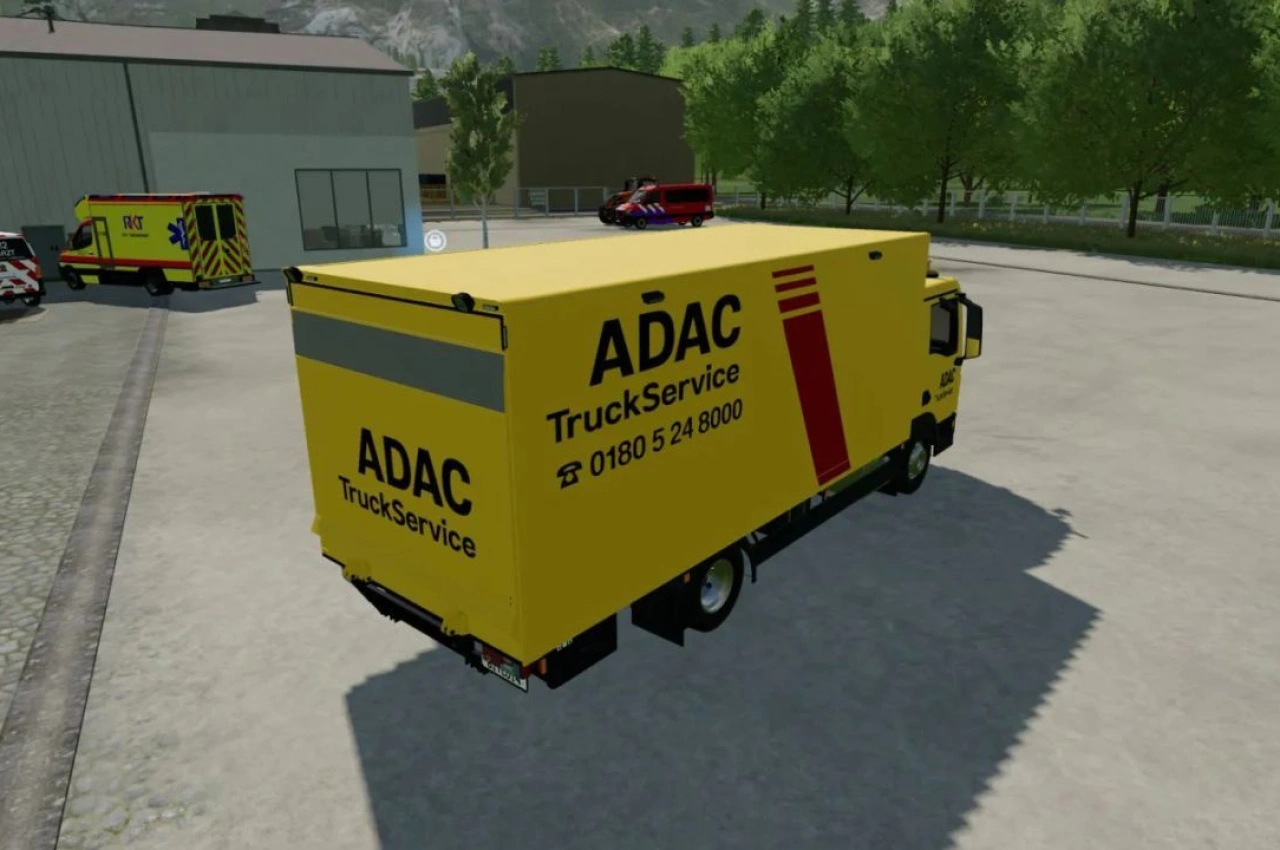 Скін MAN ADAC для Farming Simulator 22