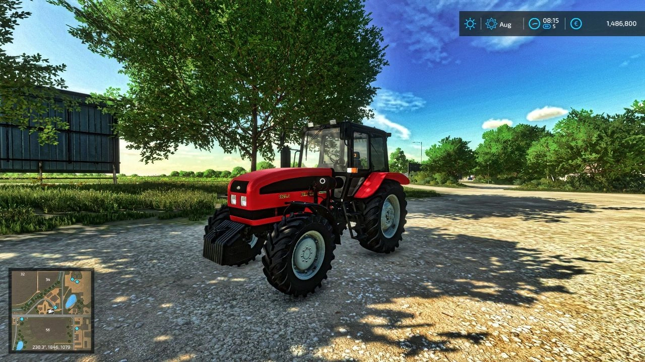 Трактор Belarus 920.3 952.3 1025.3 для Farming Simulator 22
