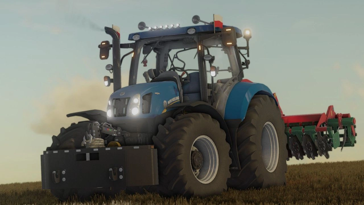 Трактор New Holland T6 2012 Edit для Farming Simulator 22