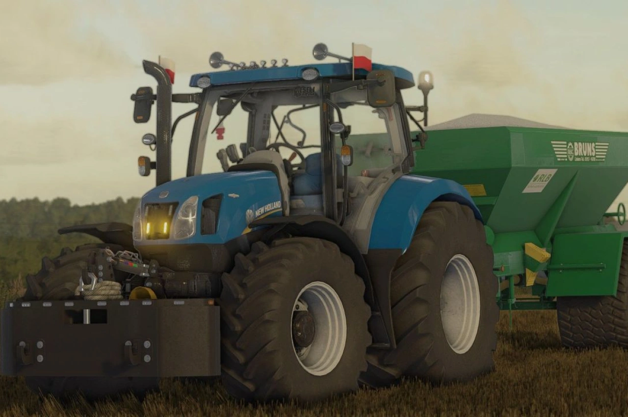 Трактор New Holland T6 2012 Edit для Farming Simulator 22