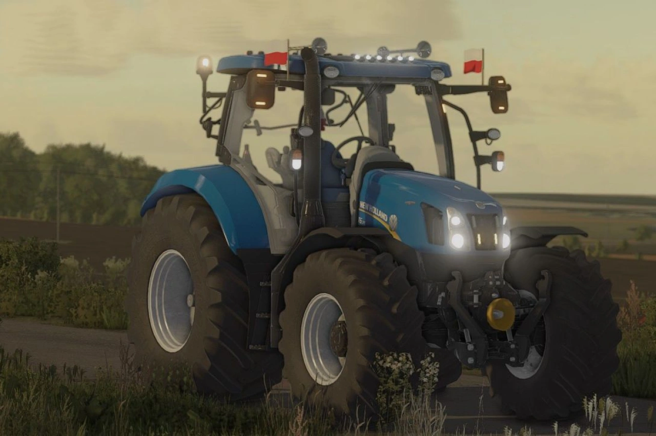 Трактор New Holland T6 2012 Edit для Farming Simulator 22