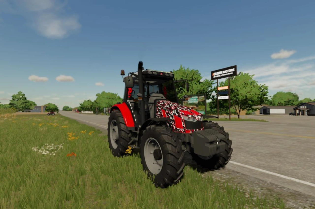 Трактор Massey Ferguson 5400 Series для Farming Simulator 22