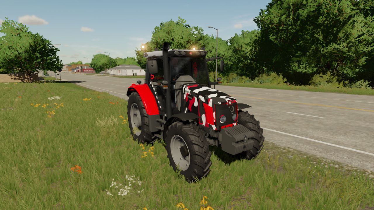 Трактор Massey Ferguson 5400 Series для Farming Simulator 22