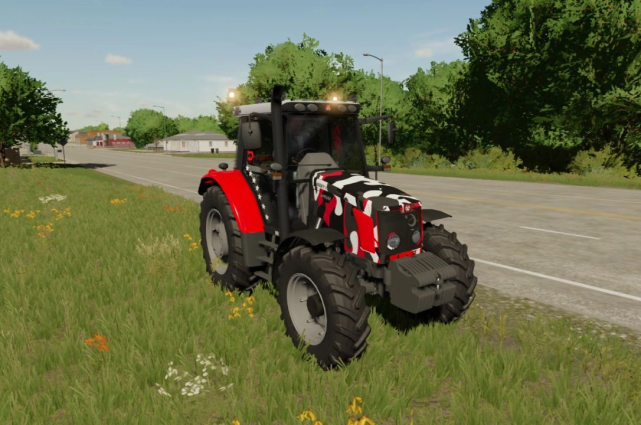 Трактор Massey Ferguson 5400 Series для Farming Simulator 22