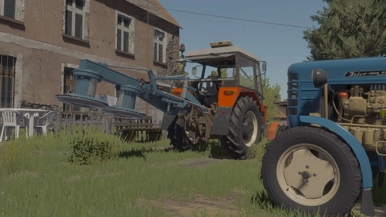 Трактор Ursus 4011 з рамою для Farming Simulator 22