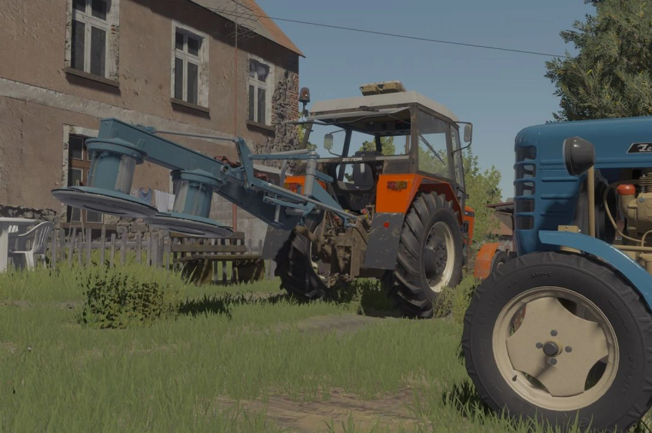 Трактор Ursus 4011 з рамою для Farming Simulator 22
