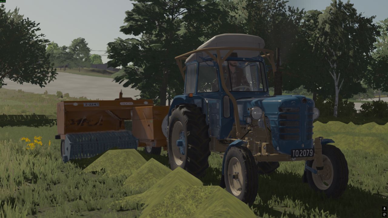Traktor Ursus 4011 z ramą do Farming Simulator 22