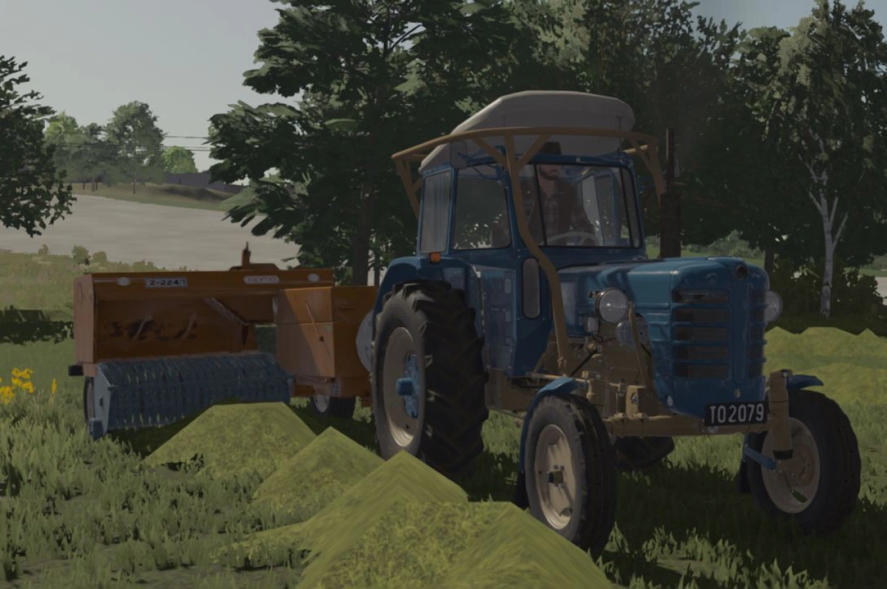 Трактор Ursus 4011 з рамою для Farming Simulator 22