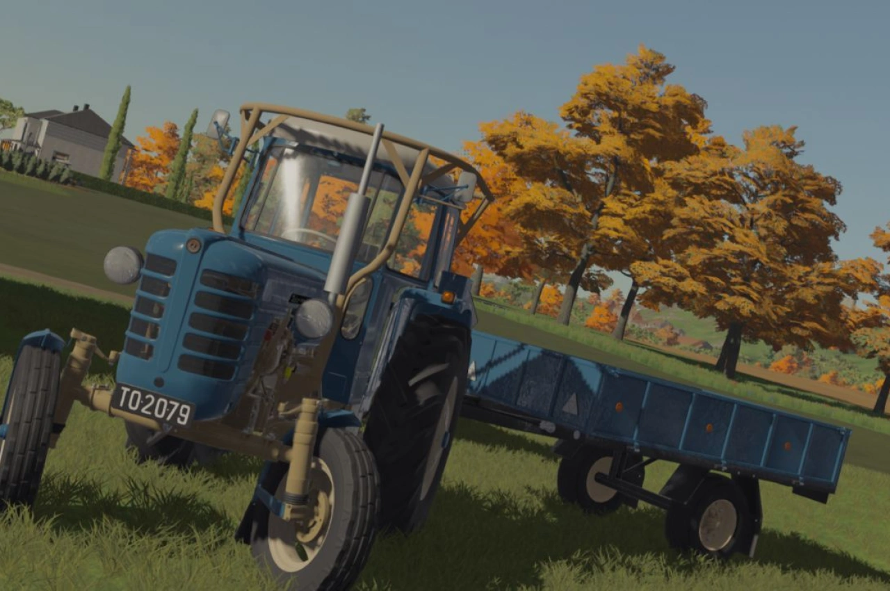 Трактор Ursus 4011 з рамою для Farming Simulator 22