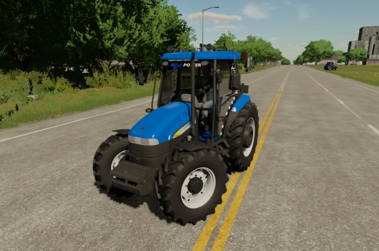 Трактор New Holland TD85 Edit для Farming Simulator 22