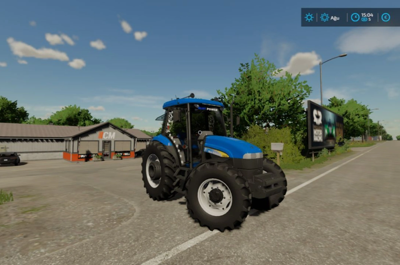 Трактор New Holland TD85 Edit для Farming Simulator 22