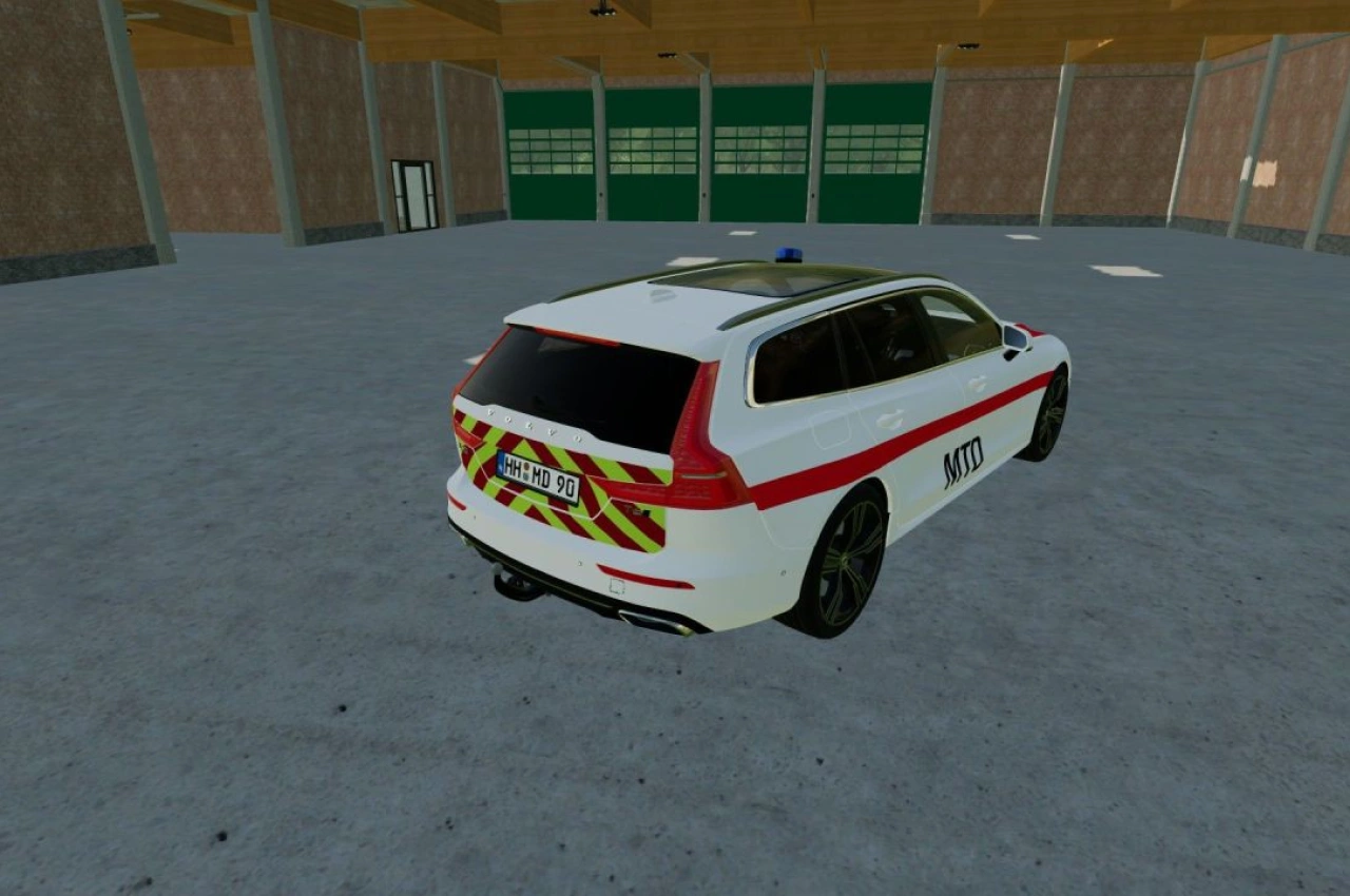 Пакет скінів MTD (Медичний транспорт) для Farming Simulator 22