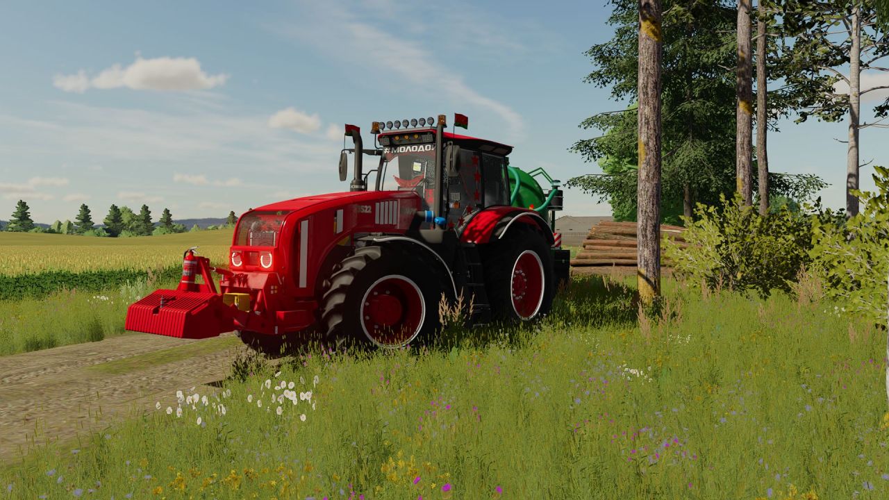 Трактор MTZ BELARUS 3522 для Farming Simulator 22