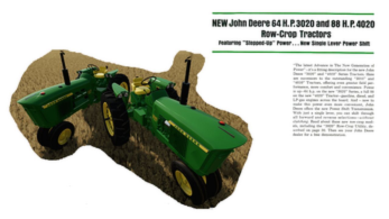 Трактор John Deere New Generation Row-Crops для Farming Simulator 22