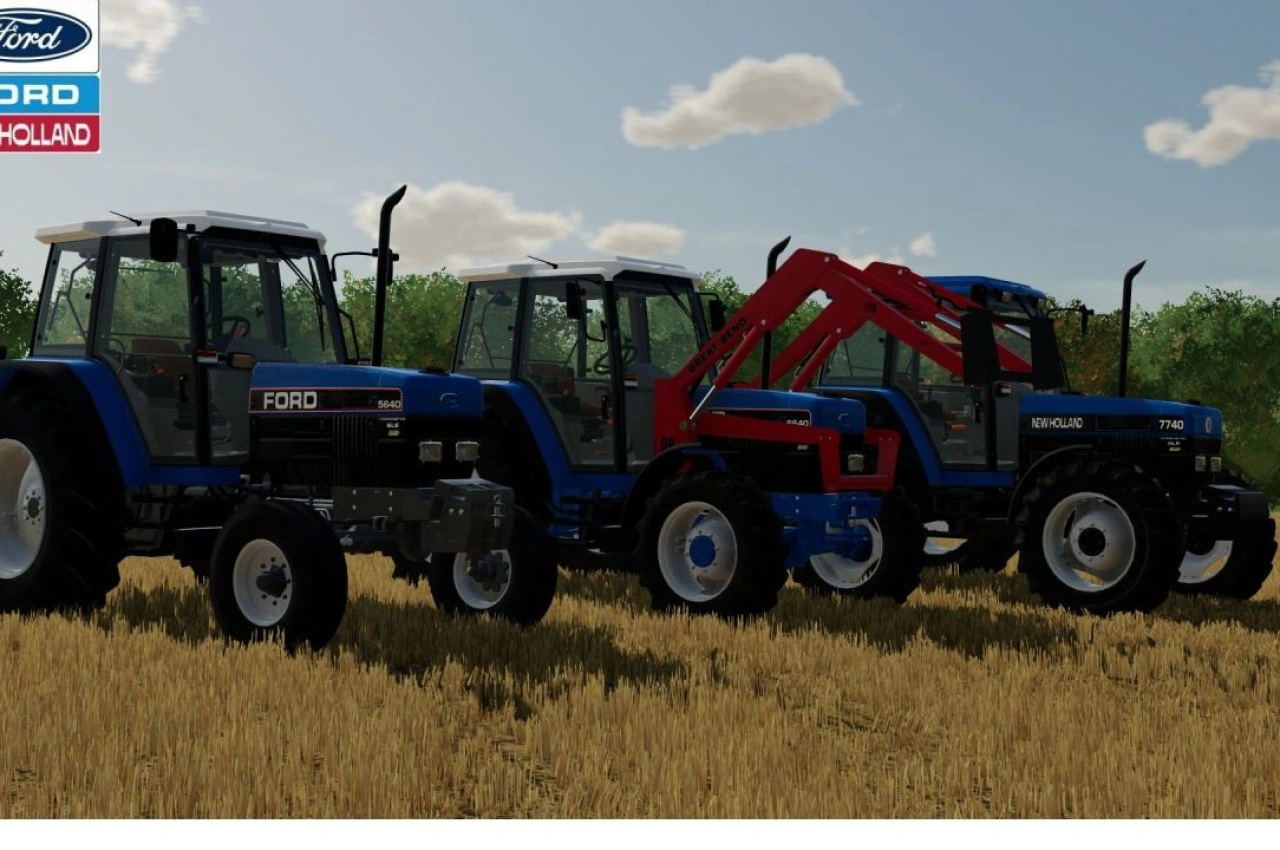Трактор Ford/New Holland 40 Series для Farming Simulator 22