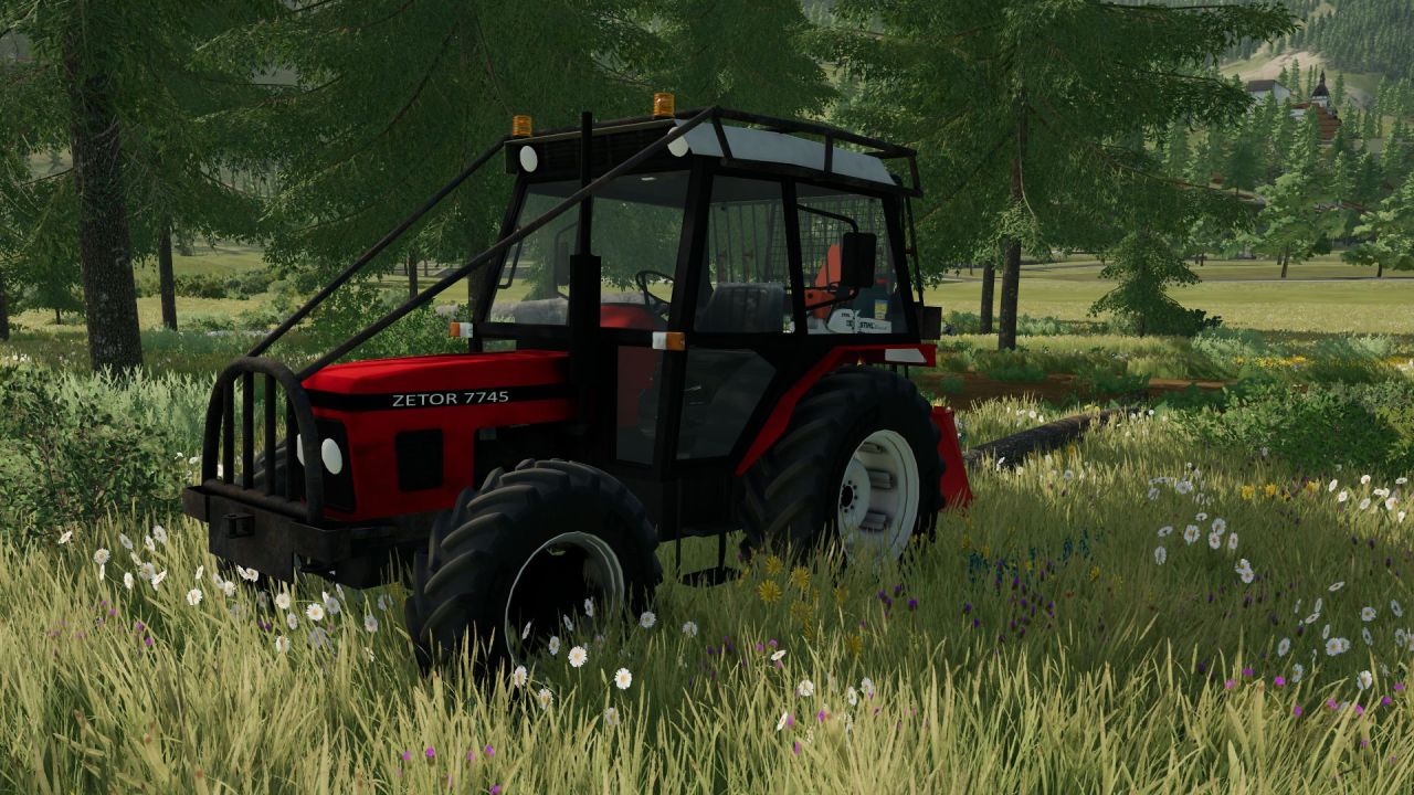 Трактор Zetor 7745 для Farming Simulator 22