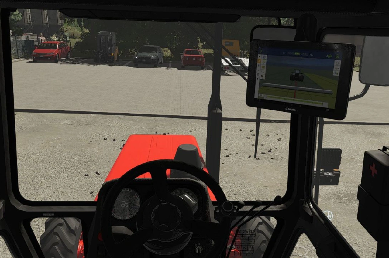 Трактор Belarus 820 (новий червоний) для Farming Simulator 22