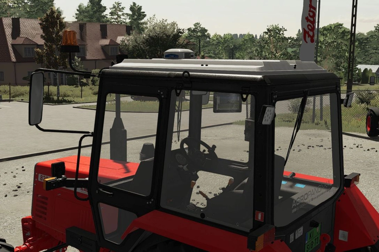 Трактор Belarus 820 (новий червоний) для Farming Simulator 22