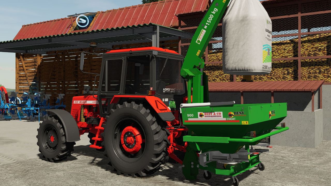 Traktor Belarus 820 (nowy czerwony) do Farming Simulator 22