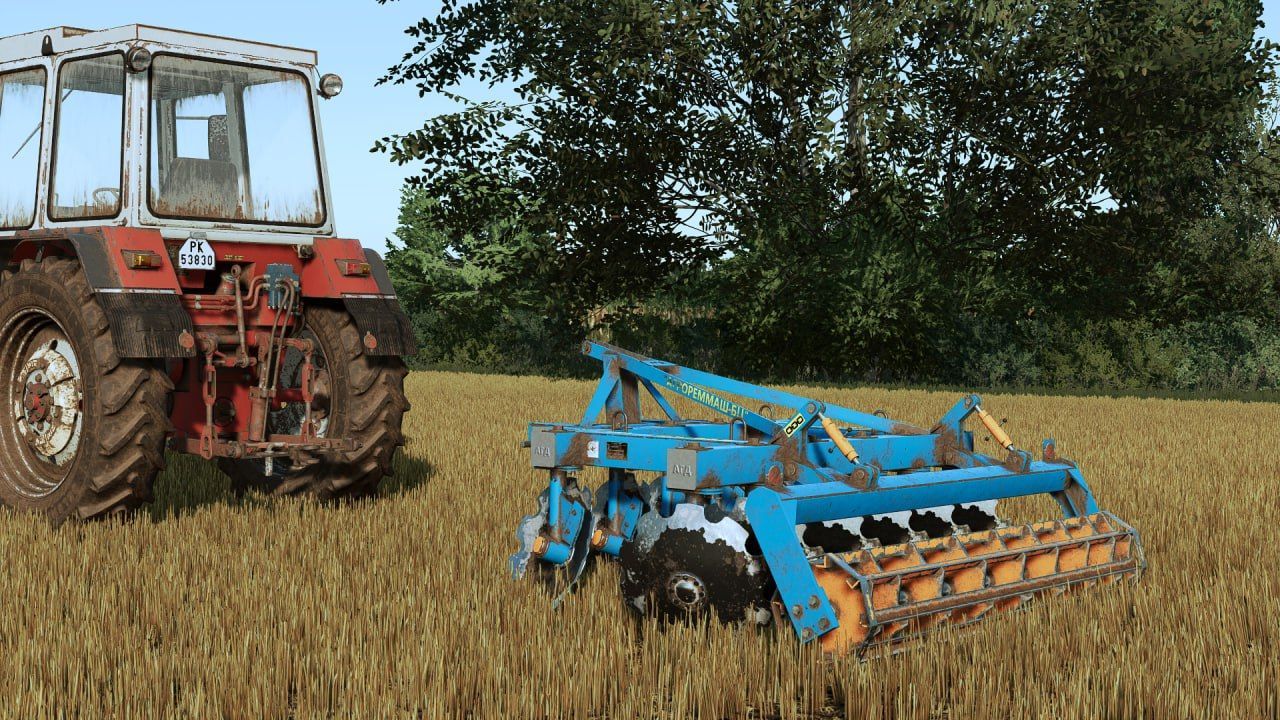 Disc Harrow Agroremmash AGD-2.1 for Farming Simulator 22