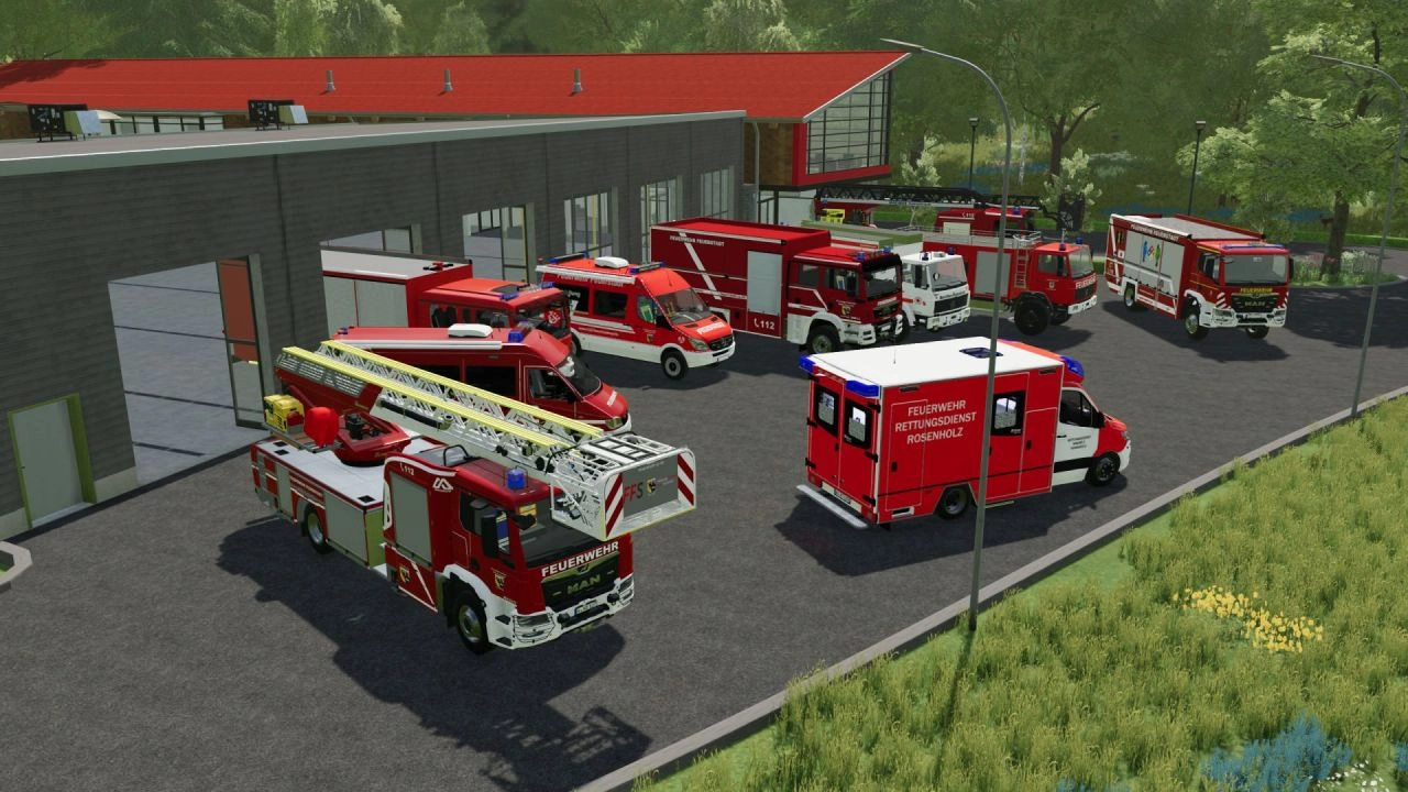 Пакет пожежника для Farming Simulator 22