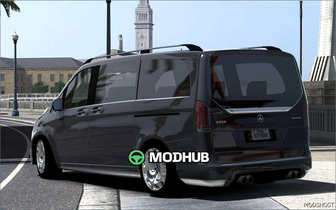 Автомобіль Mercedes Benz W447 V Class для American Truck Simulator