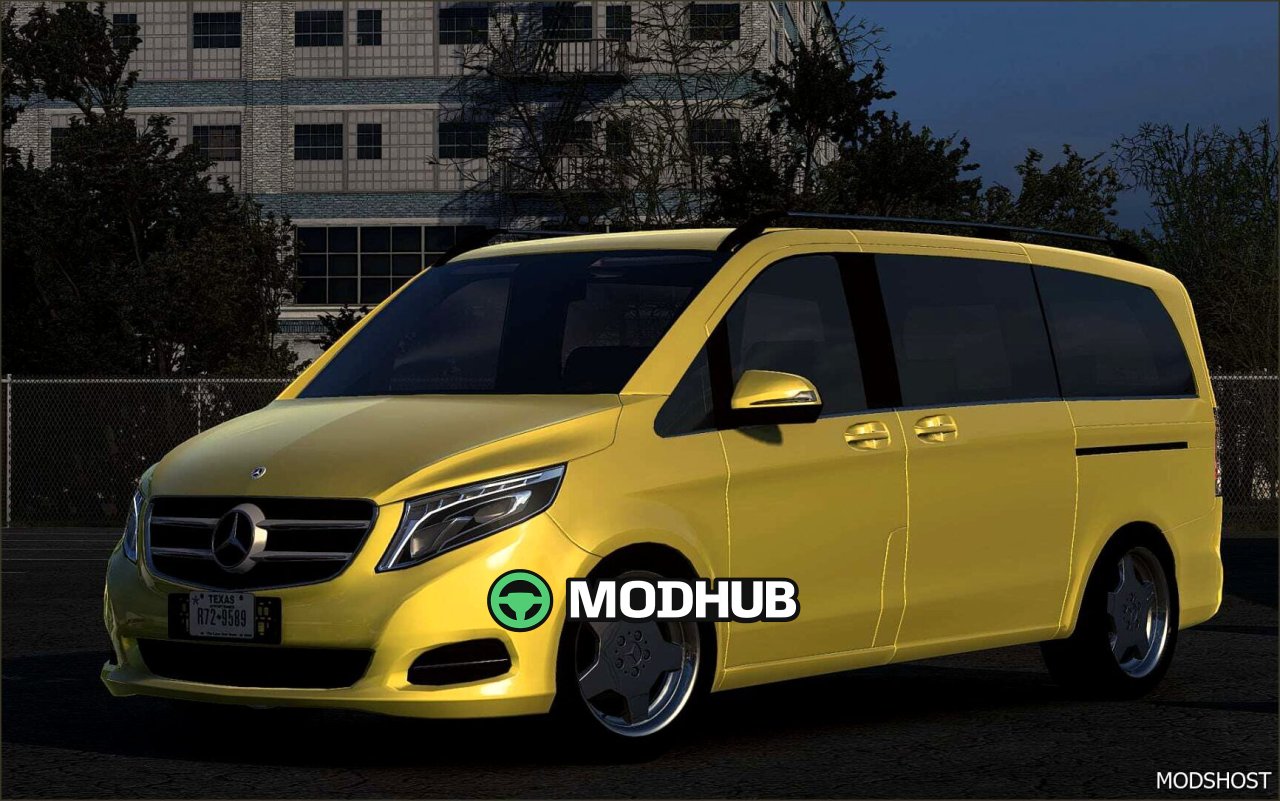 Samochód Mercedes Benz W447 V Class V4.8 do American Truck Simulator